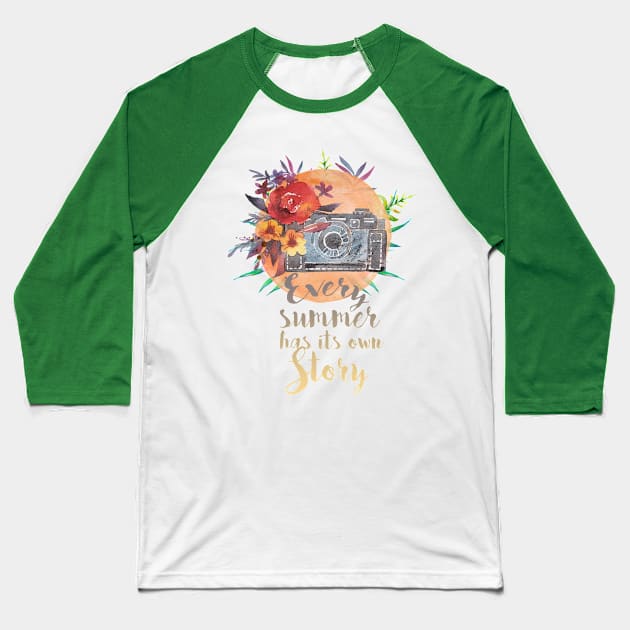 Every summer has its own story Baseball T-Shirt by T-shirt Factory